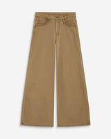Jean jambe large poches tressées mocha Julian