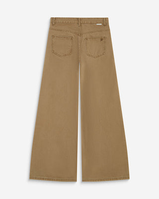 Jean jambe large poches tressées mocha Julian