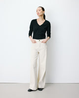 High-rise straight jeans sable Jacob