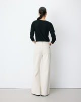 High-rise straight jeans sable Jacob