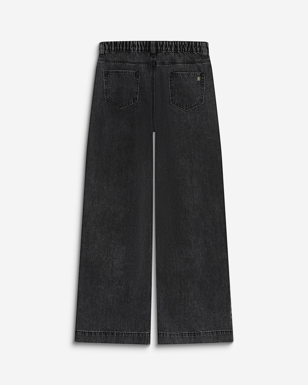 Jean baggy taille mi haute blackwashed John