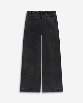 Jean baggy taille mi haute blackwashed John