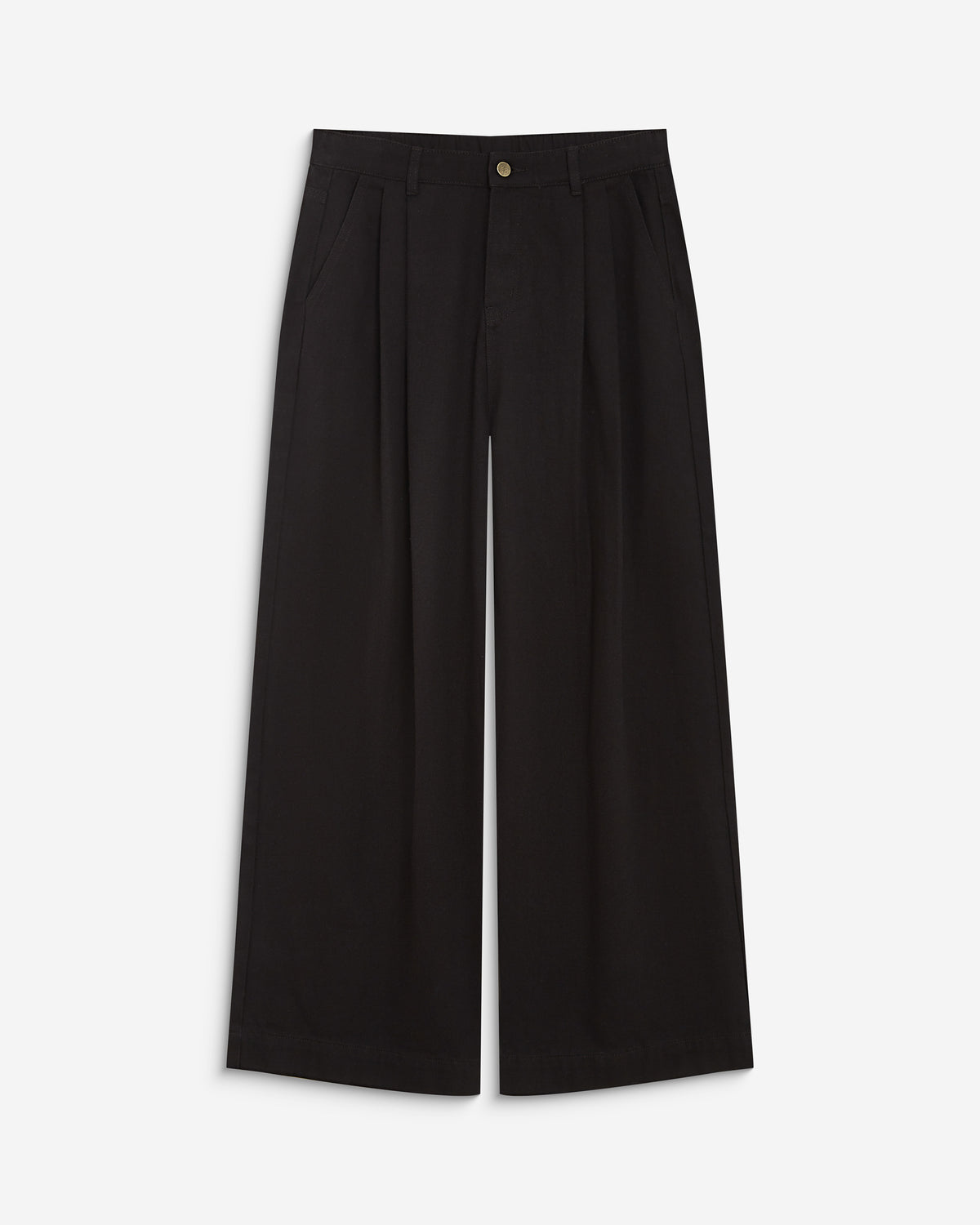 Jean baggy taille mi haute chocolat John