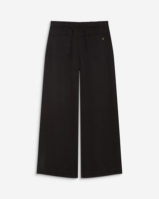Jean baggy taille mi haute chocolat John