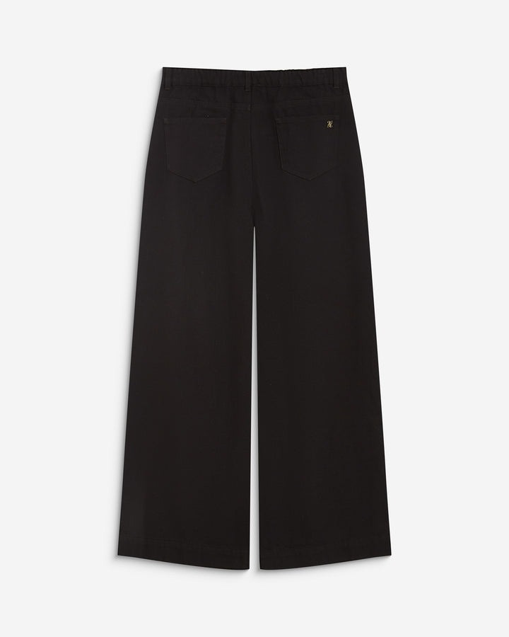 Jean baggy taille mi haute chocolat John