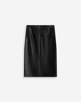 Jupe fourreau similicuir taille haute croco Acacia