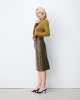 Jupe fourreau similicuir taille haute python Acacia