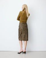 Jupe fourreau similicuir taille haute python Acacia