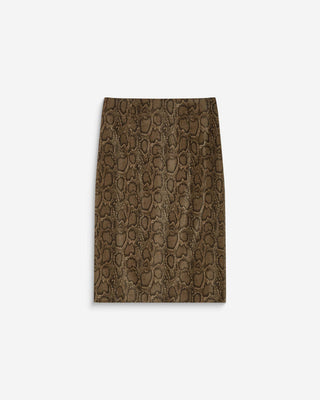 Jupe fourreau similicuir taille haute python Acacia