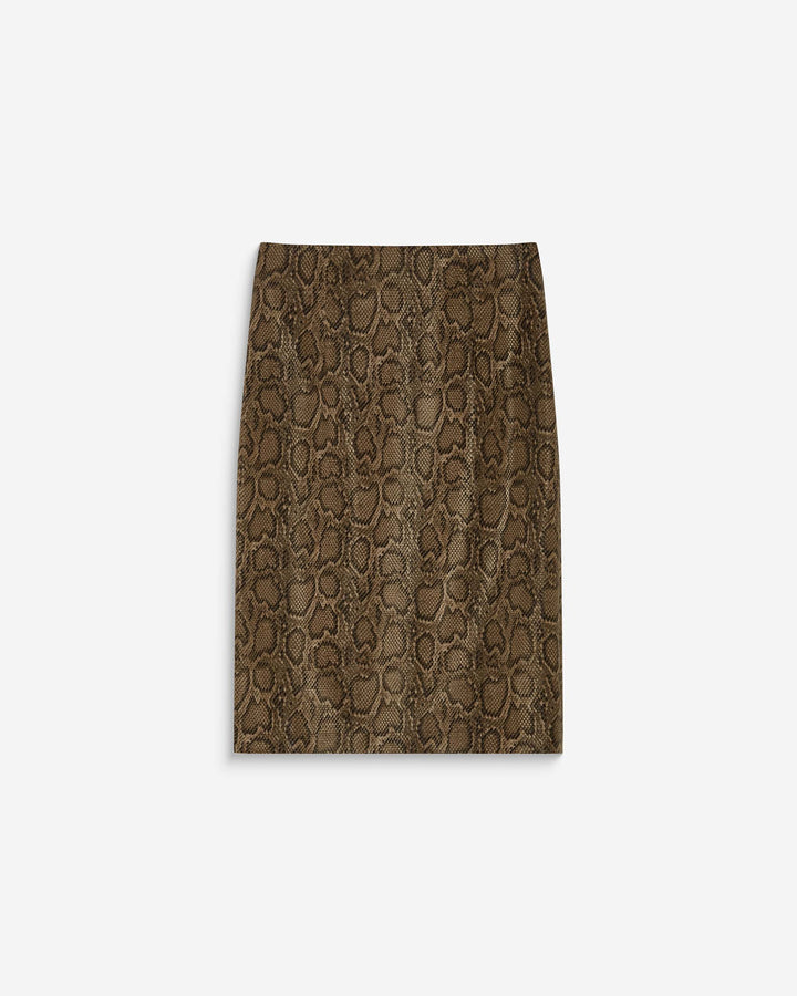 Jupe fourreau similicuir taille haute python Acacia
