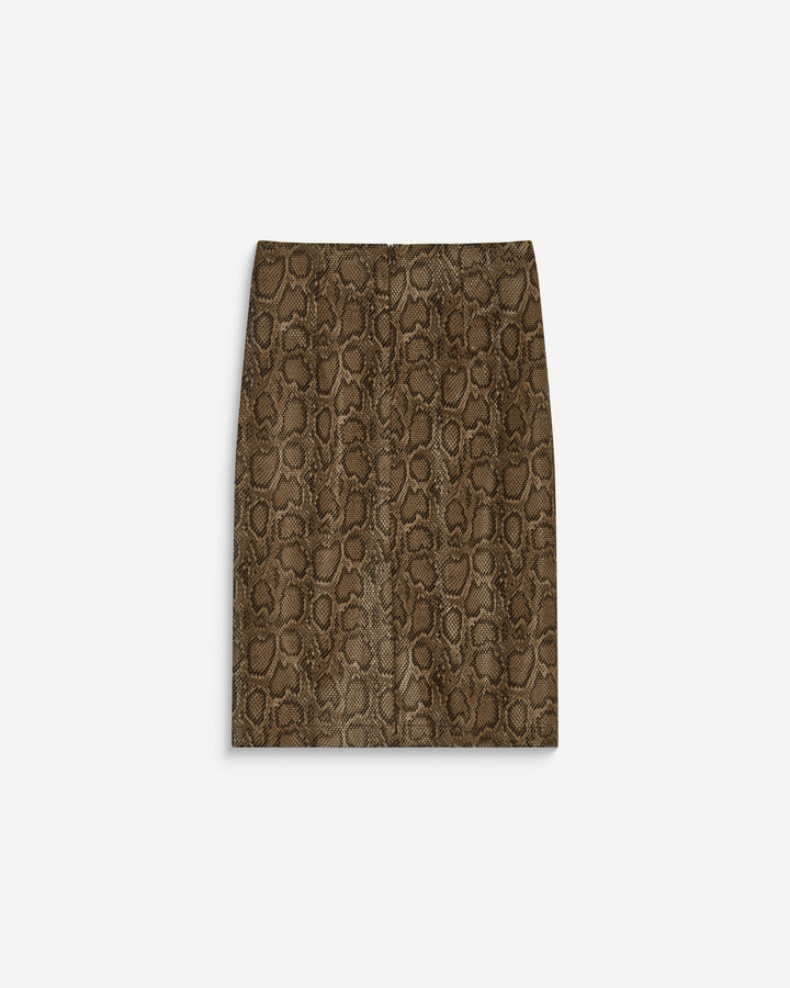 Jupe fourreau similicuir taille haute python Acacia