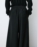 High-rise balloon pants noir Aniel