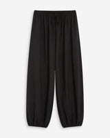 High-rise balloon pants noir Aniel