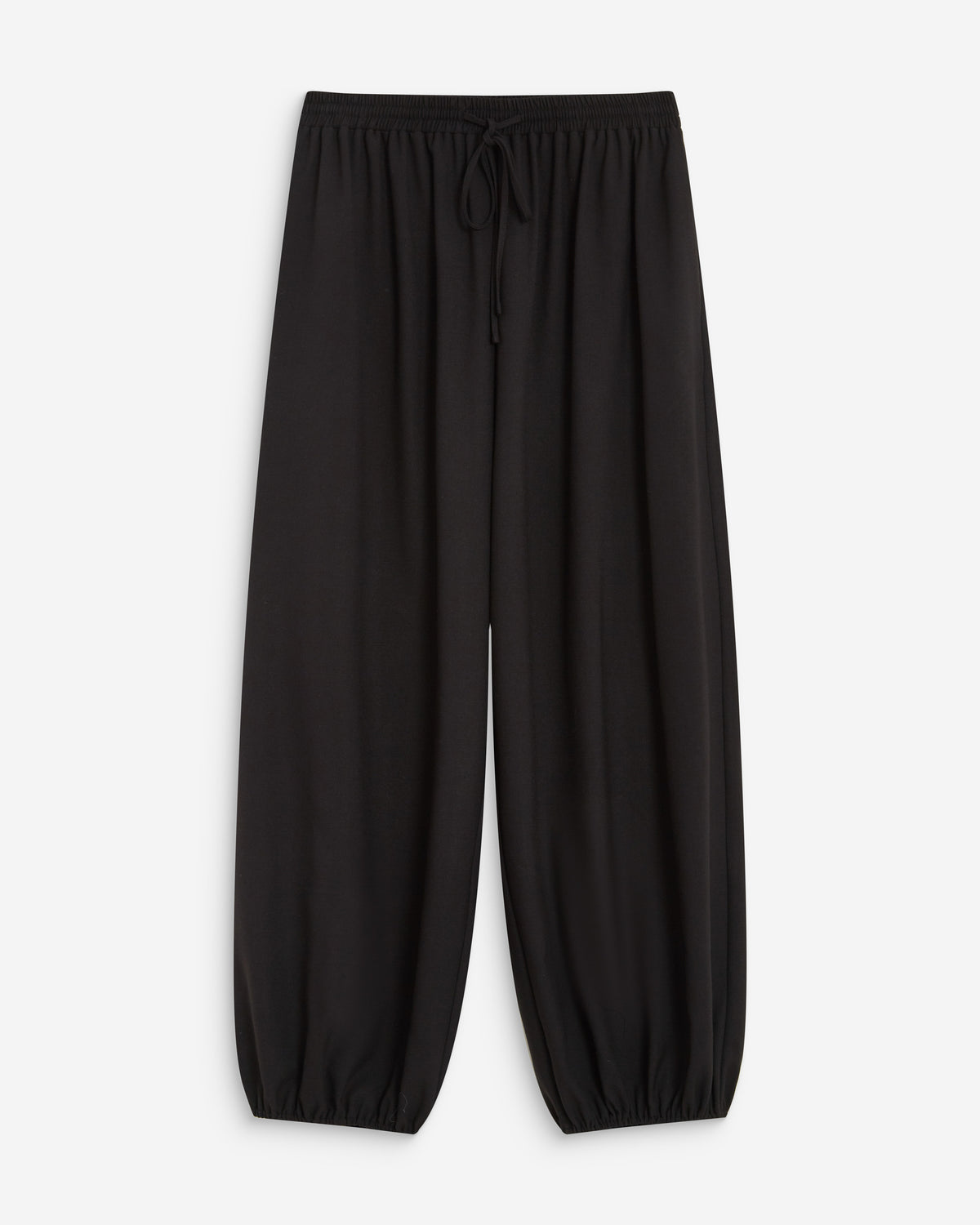 High-rise balloon pants noir Aniel