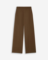 Pantalon tailleur large taille haute kaki Alexander
