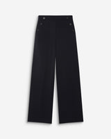Pantalon tailleur large taille haute marine Alexander