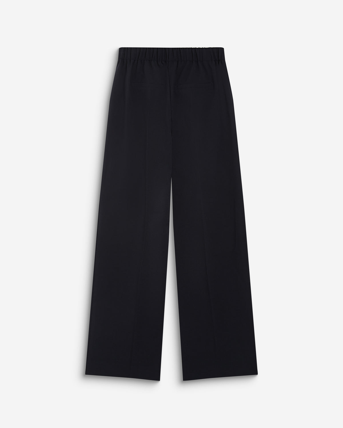 Pantalon tailleur large taille haute marine Alexander