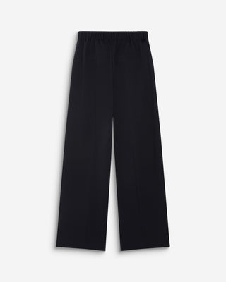 Pantalon tailleur large taille haute marine Alexander