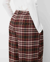 Pantalon tailleur oversize à carreaux cherry Arenzo