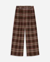 Pantalon tailleur oversize à carreaux cherry Arenzo