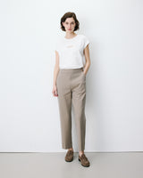 Cigarette gabardine pants beige Armstrong