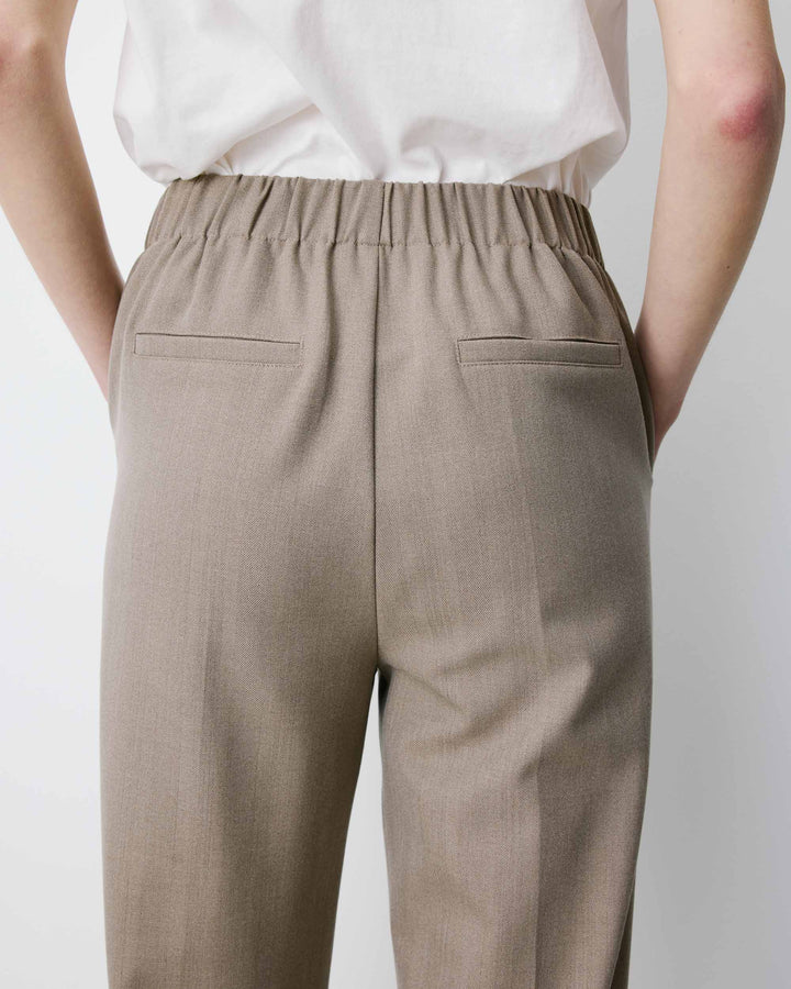 Cigarette gabardine pants beige Armstrong