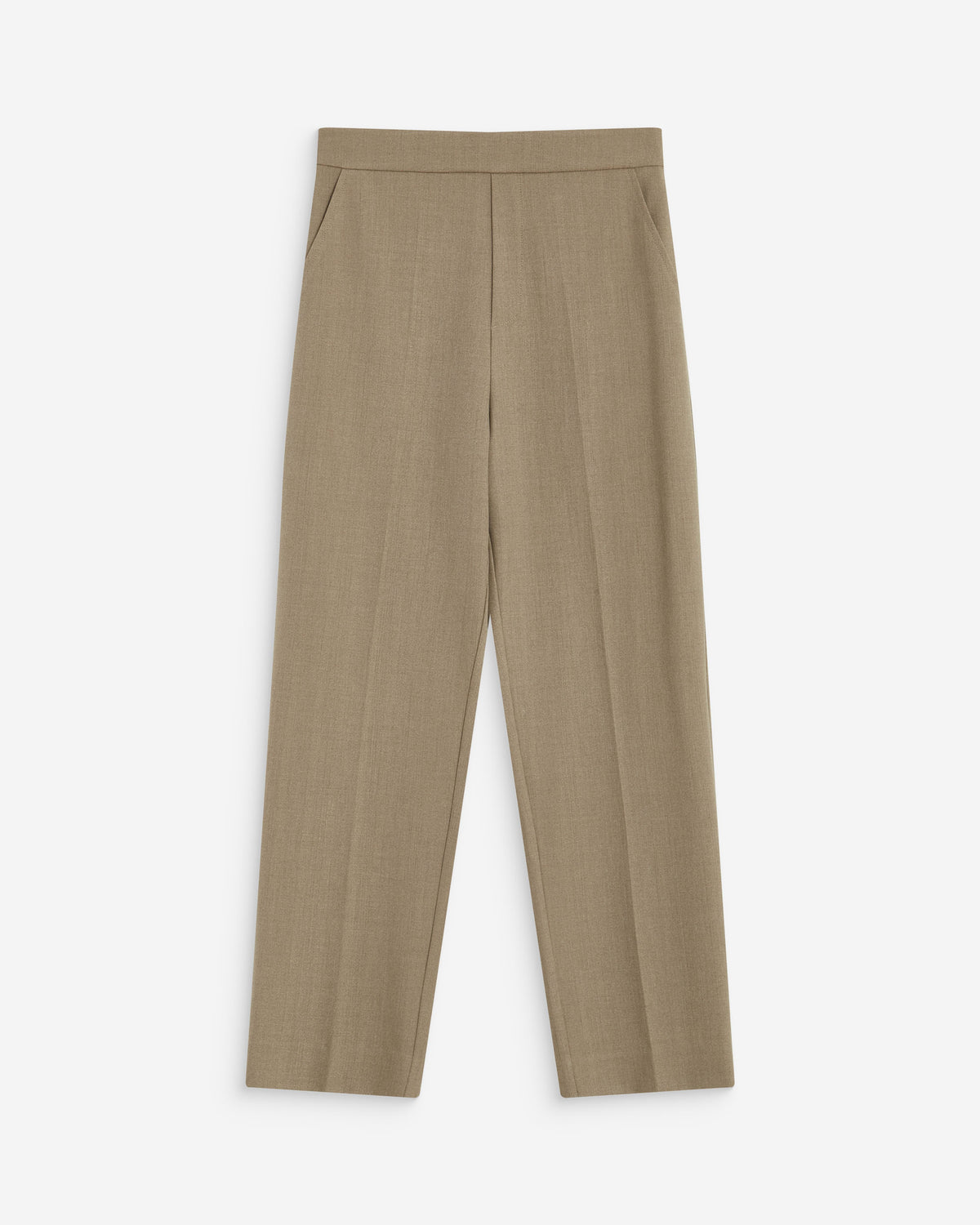 Cigarette gabardine pants beige Armstrong