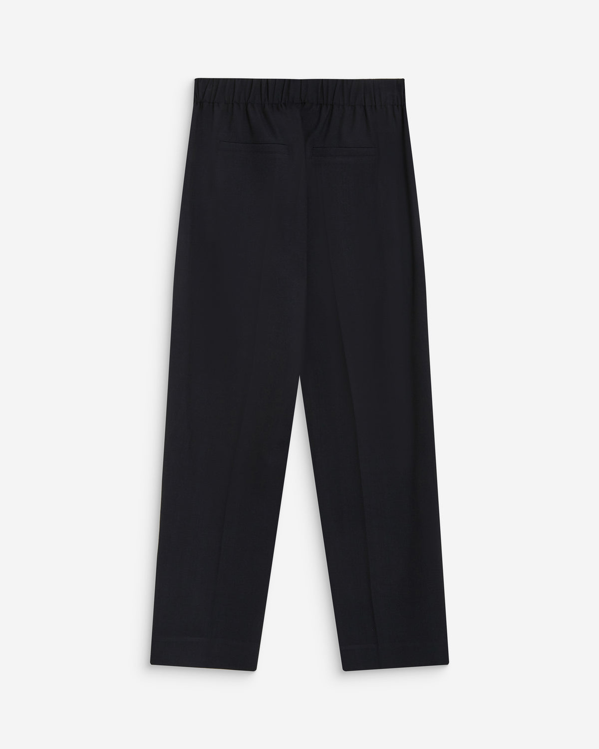 Pantalon cigarette court taille haute marine Armstrong