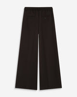 Pantalon tailleur ample ceinture nouable chocolat Ardoise