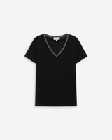 Camiseta de manga corta noir Aurelien