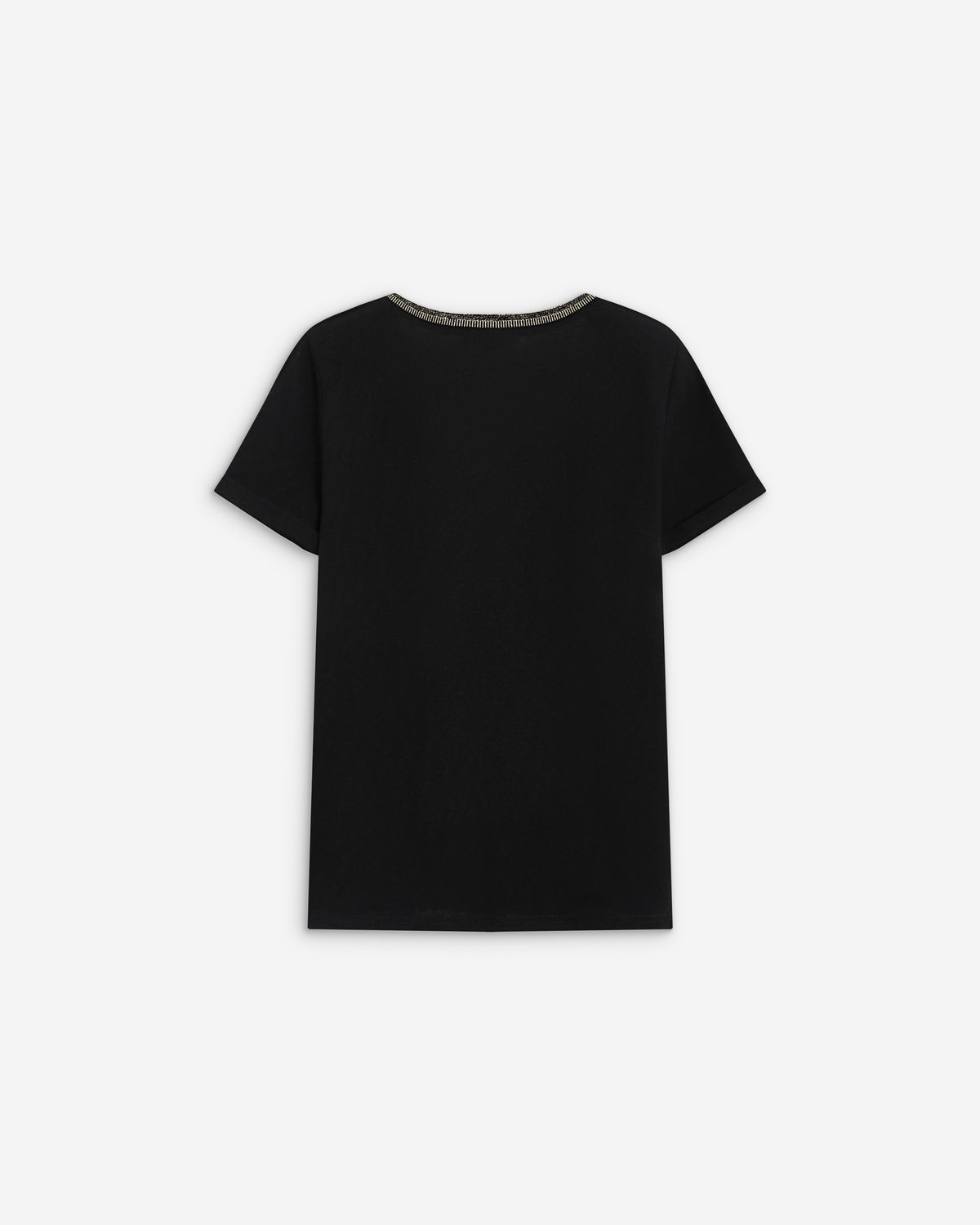 Camiseta de manga corta noir Aurelien