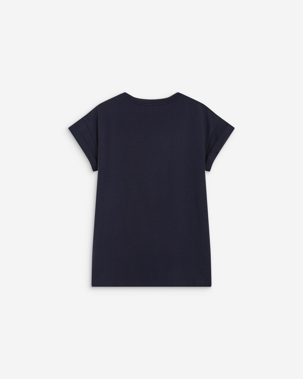 T-shirt en coton manches courtes à inscription marine Atlas