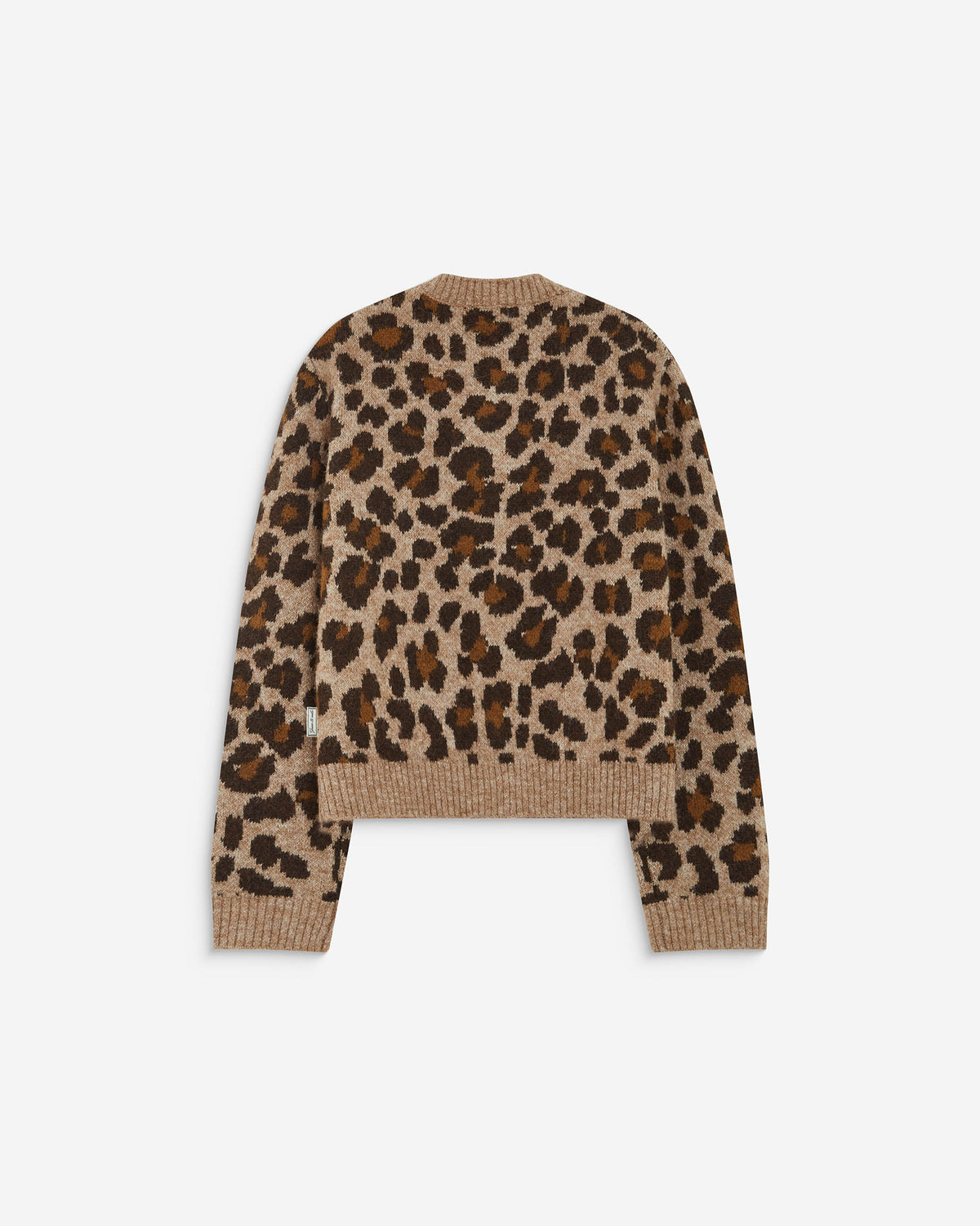 Cardigan manches longues col rond à motif leo Agnes