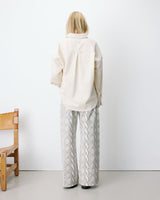 Relaxed corduroy shirt ecru Ange