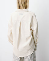 Relaxed corduroy shirt ecru Ange