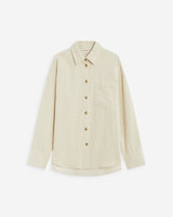 Relaxed corduroy shirt ecru Ange