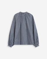 Mandarin-collar blouse marine Albane