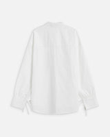 Chemise oversize en coton ivoire Armelle