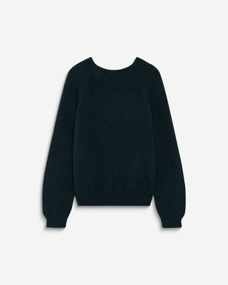 Backless knit sweater emeraude Anthemis