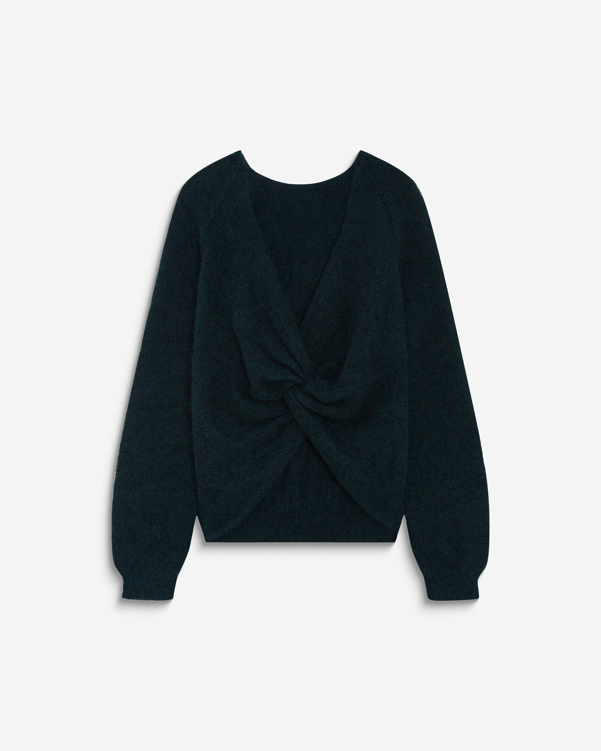 Backless knit sweater emeraude Anthemis