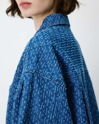 Chemise en denim à motif mediumblue Adriana