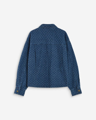 Chemise en denim à motif mediumblue Adriana