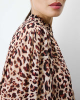 Blouse fluide ample à imprimé leo Almira