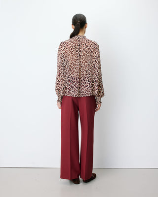 Blouse fluide ample à imprimé leo Almira