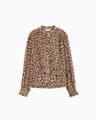 Blouse fluide ample à imprimé leo Almira