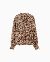 Blouse fluide ample à imprimé leo Almira