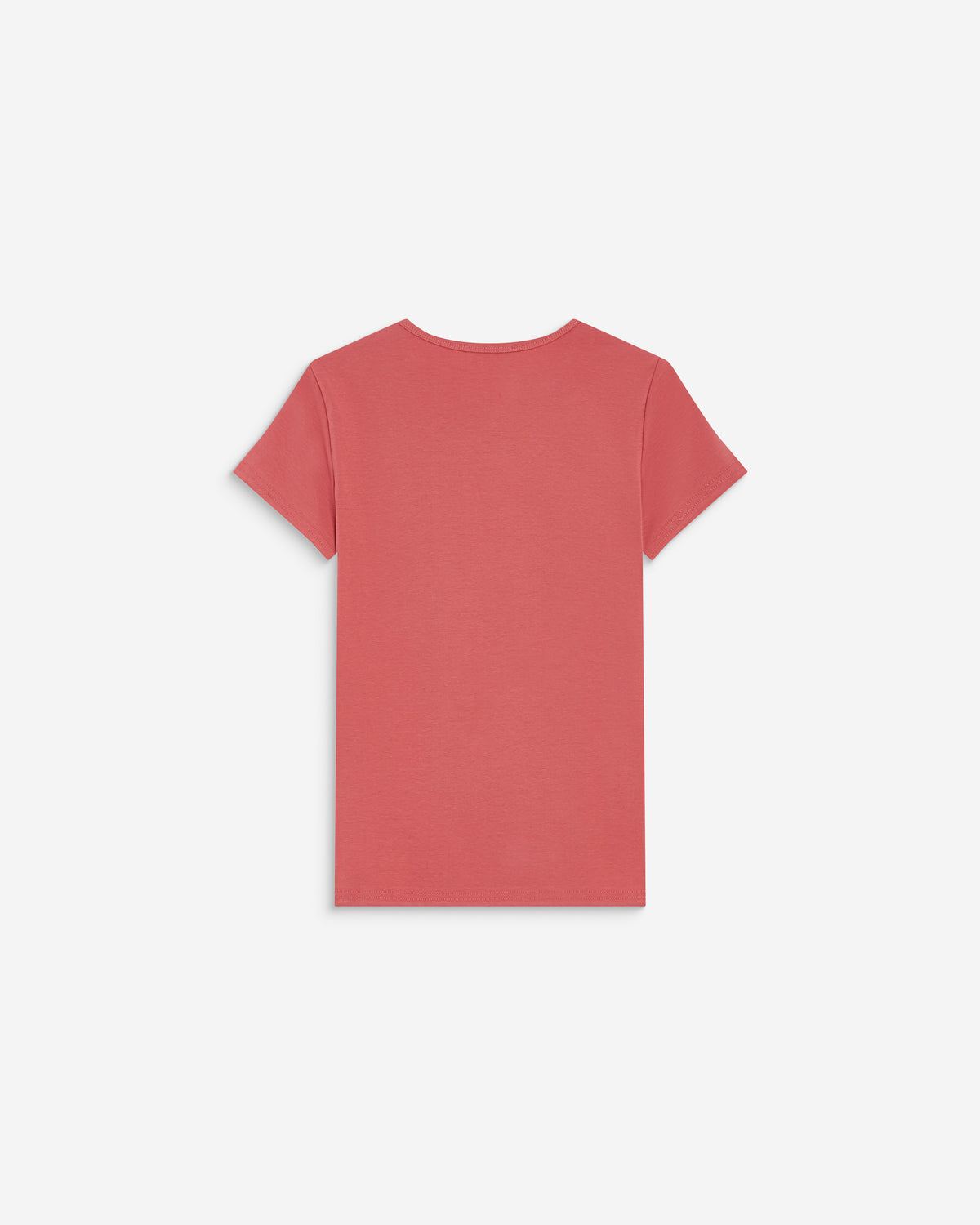 T-shirt col rond à message blush Amoris