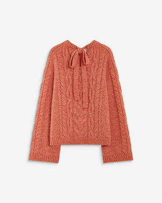 Pull torsadé à nouer au dos peche Arcelin
