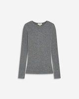 Second-skin crew-neck top gris Alkias