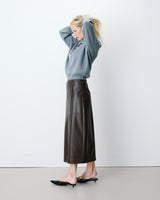 Embroidered varsity logo sweatshirt gris Ashford